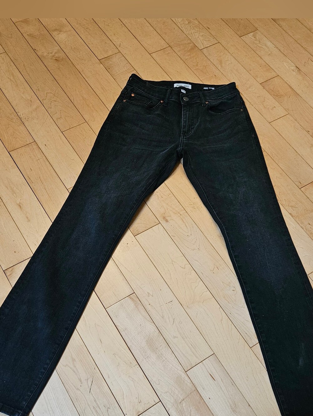 Warp + Weft AMS Black Slim Jeans